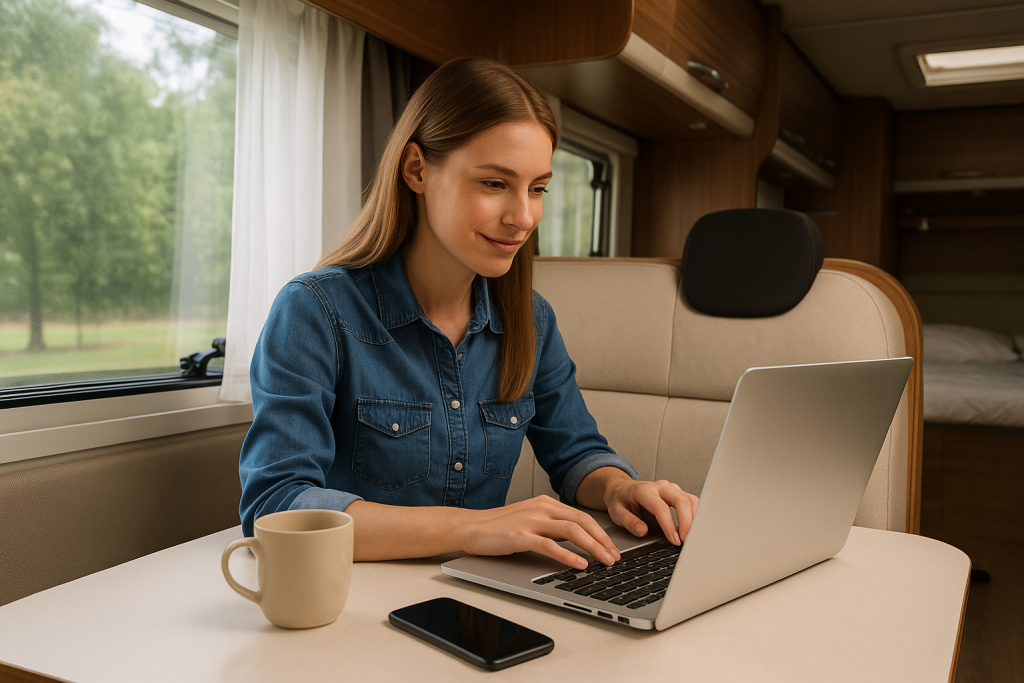 working from RV Albuquerque