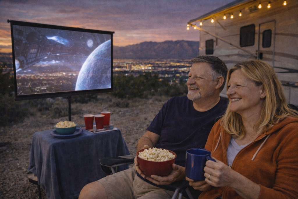 movie nights Albuquerque RV