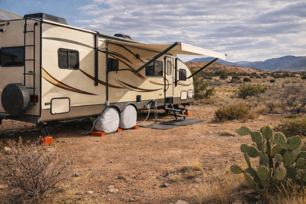 RV tire care desert climate