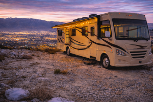 high elevation RV camping Albuquerque