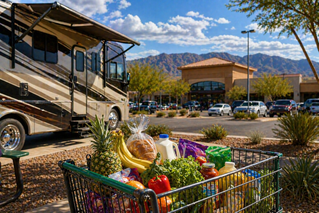 grocery stores near Albuquerque RV park