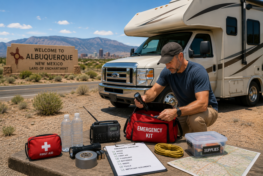 RV emergency preparedness Albuquerque