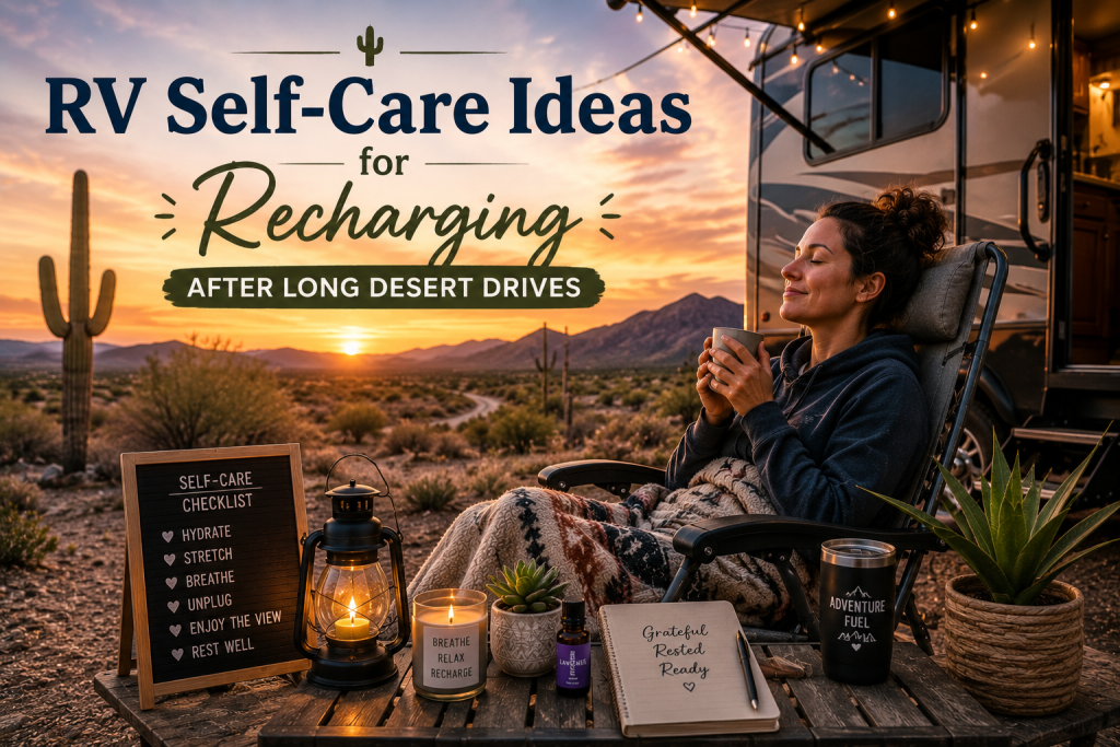 RV self-care desert travel - Albuquerque