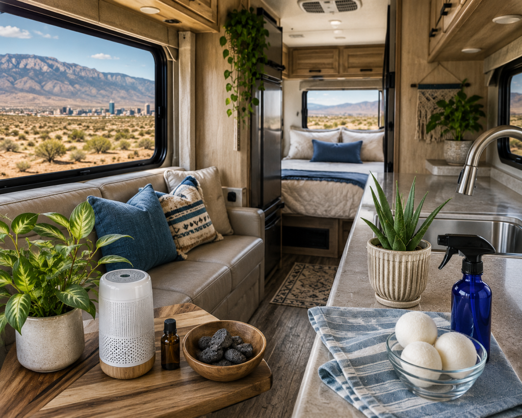 keep RV fresh desert climate - albuquerque