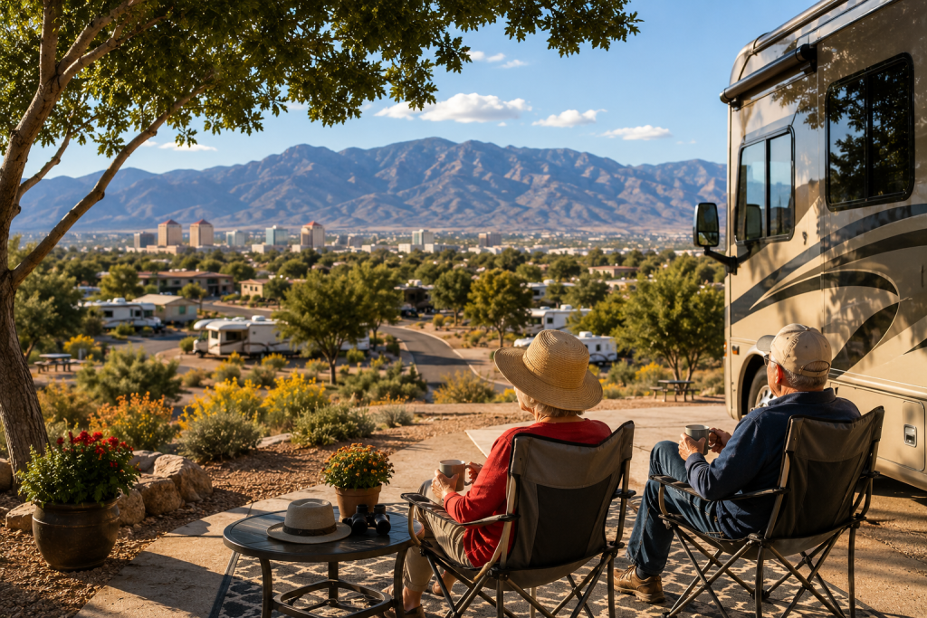 snowbird rv booking albuquerque