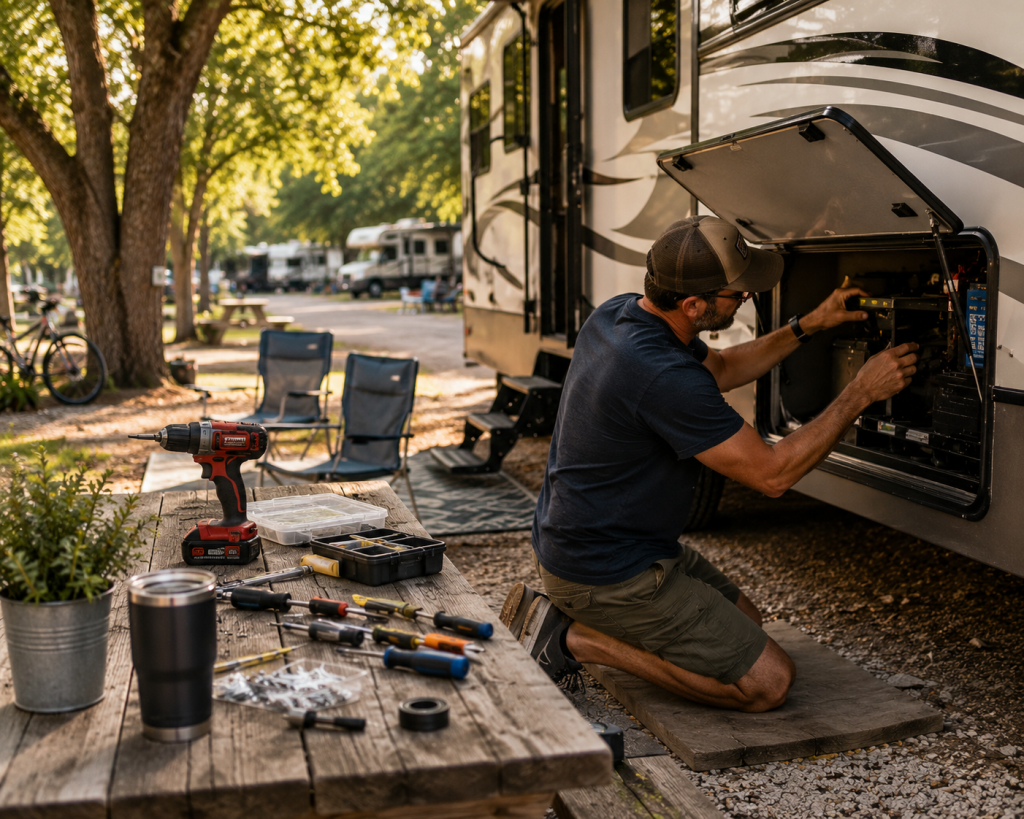 DIY RV upgrades projects Albuquerque