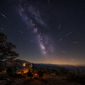 Perseid meteor shower Albuquerque