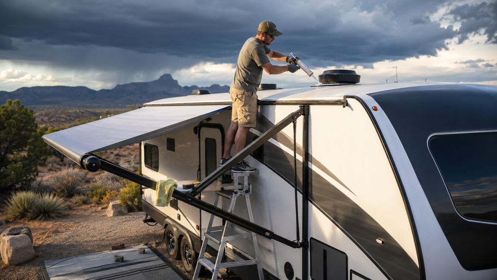 rv roof prep monsoon season in albuquerque