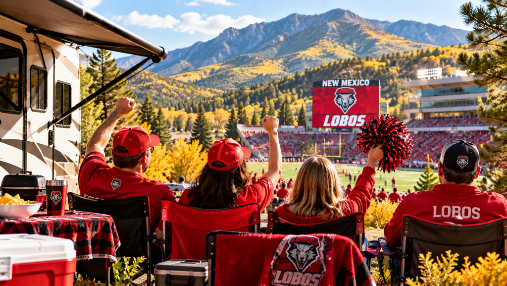 UNM Lobos football RV resort in Albuquerque