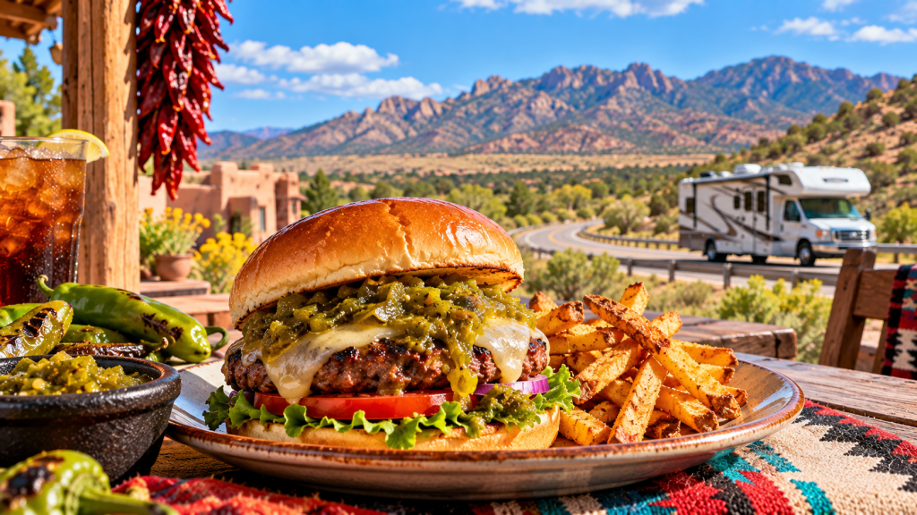 Green Chile Cheeseburger Trail New Mexico